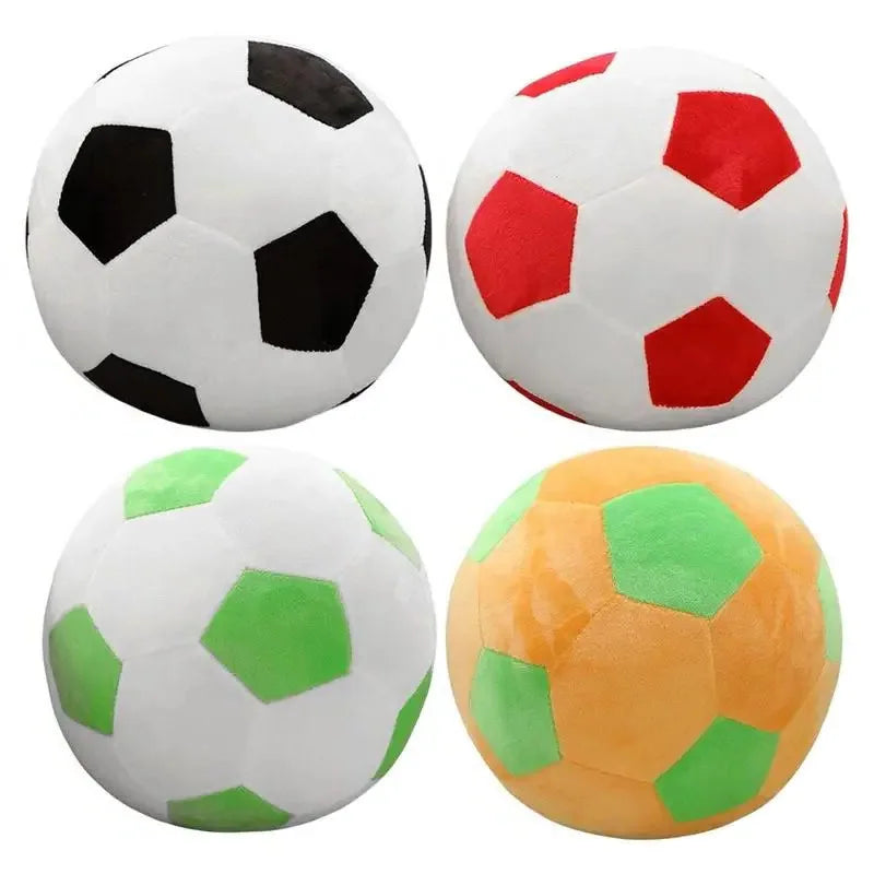 20cm Simulation Stuffed Football Plush Toy Imitation Soccer Ball Soft Doll for Children Presents Gift Early Education Toy