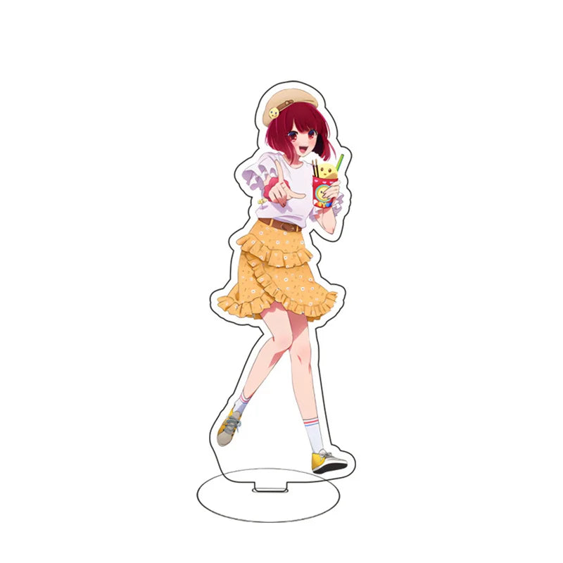 Anime Figure Oshi No Ko 2 Acrylic Stand Gorou Akuamarin Hoshino Ai Rubii Sarina Standing Model Plate Desk Display Ornament