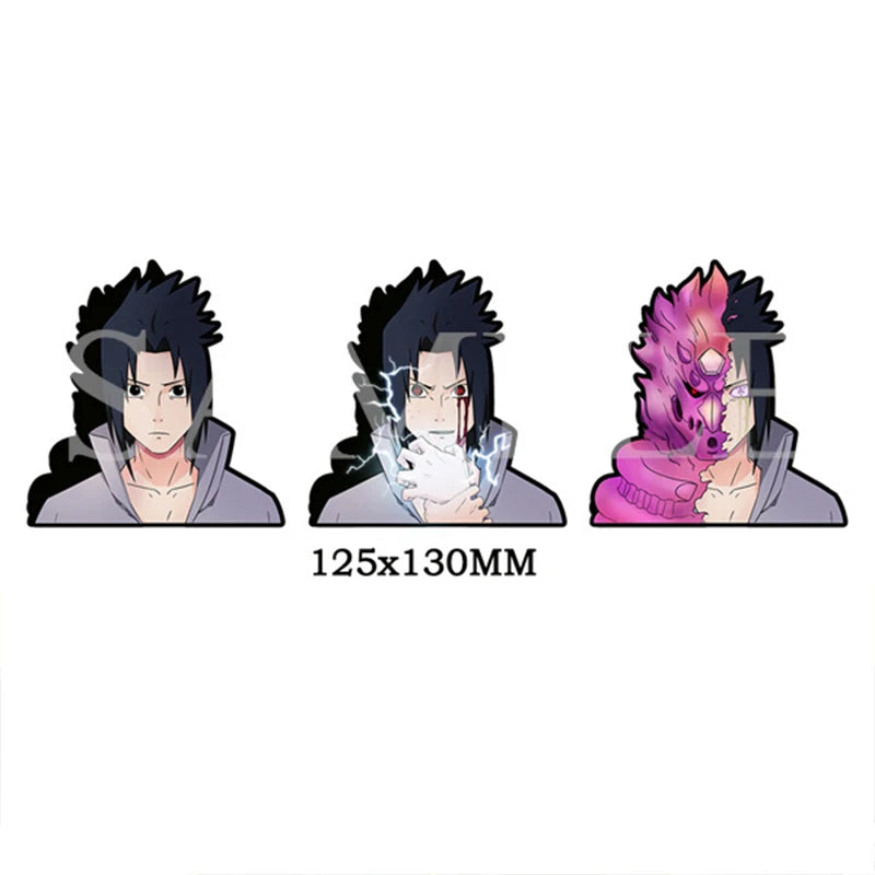 NARUTO Sasuke Susanoo Sticker Anime 3D Motion Sticker Waterproof Decals Laptop Refrigerator Sticker Kids Toy Gift
