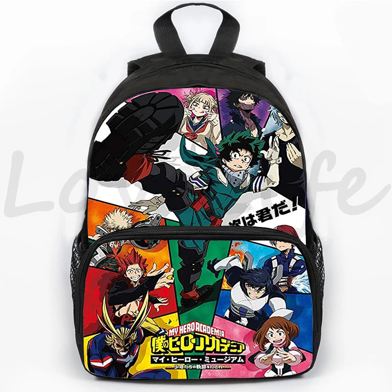My Hero Academia 6 Backpack Cartoon Anime Schoolbag Kids Rucksack Travel Backpacks Boku No Hero Academia Deku School Bag Mochila