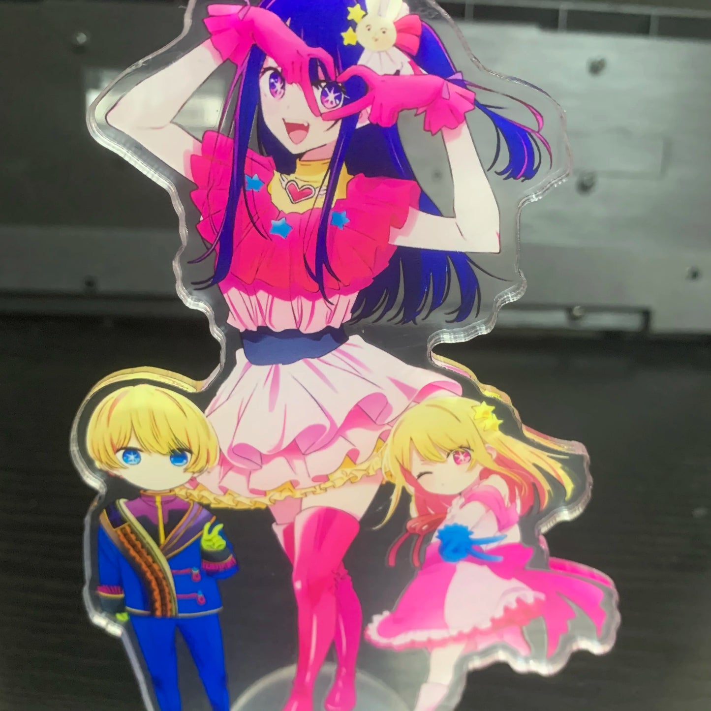Japan Hot Anime OSHI NO KO Figures Hoshino Ai Acrylic Stands Hoshino Akuamarin Hoshino Rubii Character Model Fans Xmas Gifts
