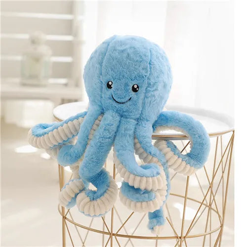 Hot Sale 40-80cm Lovely Simulation Octopus Plush Stuffed Toys Soft Kawaii Octopus Animal Home Accessories Doll Children Gifts