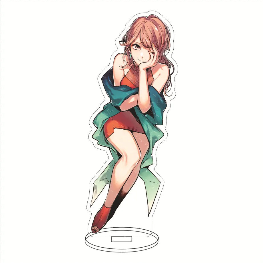 Japan Hot Anime OSHI NO KO Figures Hoshino Ai Acrylic Stands Hoshino Akuamarin Hoshino Rubii Character Model Fans Xmas Gifts