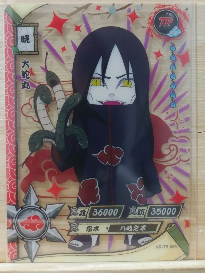 Kayou Naruto TR 26~62 Series Anime Characters Hozuki Mangetsu Hatake Kakashi Rare Collection Card Christmas Birthday Gift Toys