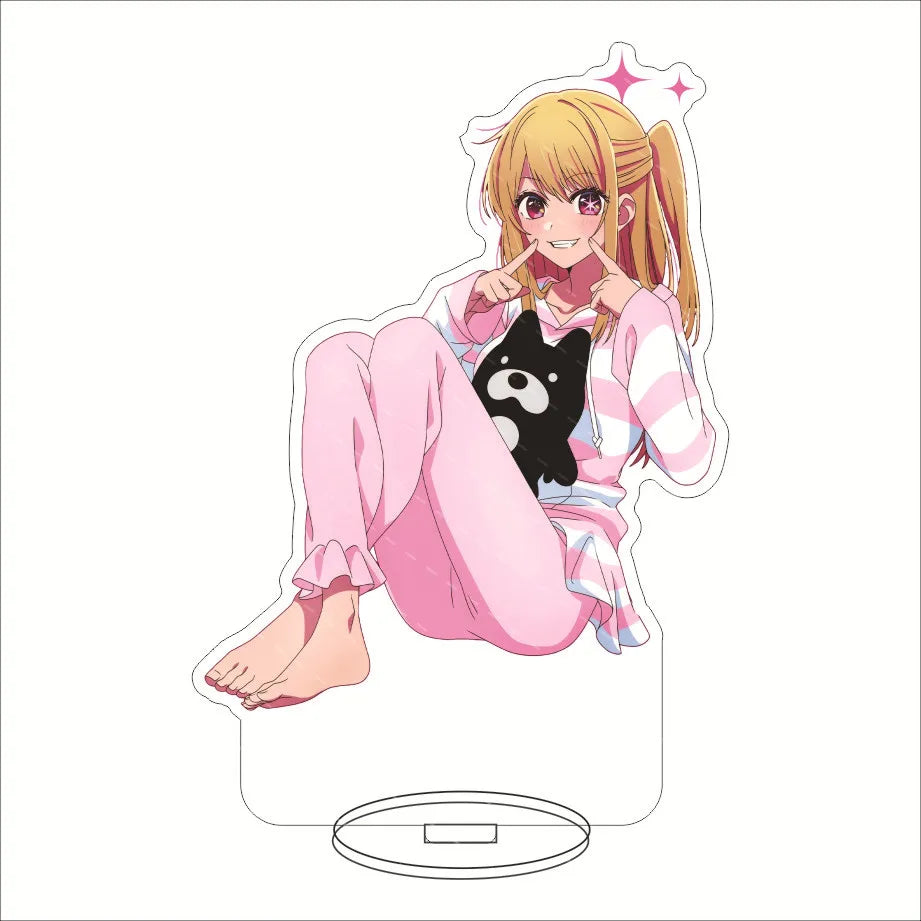 Japan Hot Anime OSHI NO KO Figures Hoshino Ai Acrylic Stands Hoshino Akuamarin Hoshino Rubii Character Model Fans Xmas Gifts
