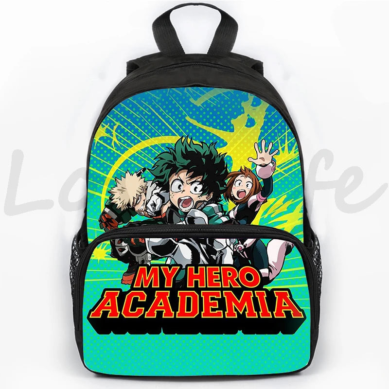My Hero Academia 6 Backpack Cartoon Anime Schoolbag Kids Rucksack Travel Backpacks Boku No Hero Academia Deku School Bag Mochila