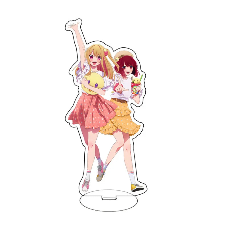 Anime Figure Oshi No Ko 2 Acrylic Stand Gorou Akuamarin Hoshino Ai Rubii Sarina Standing Model Plate Desk Display Ornament
