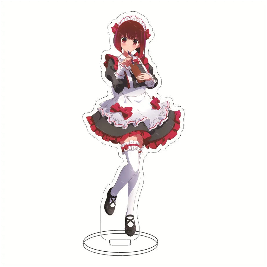 Japan Hot Anime OSHI NO KO Figures Hoshino Ai Acrylic Stands Hoshino Akuamarin Hoshino Rubii Character Model Fans Xmas Gifts