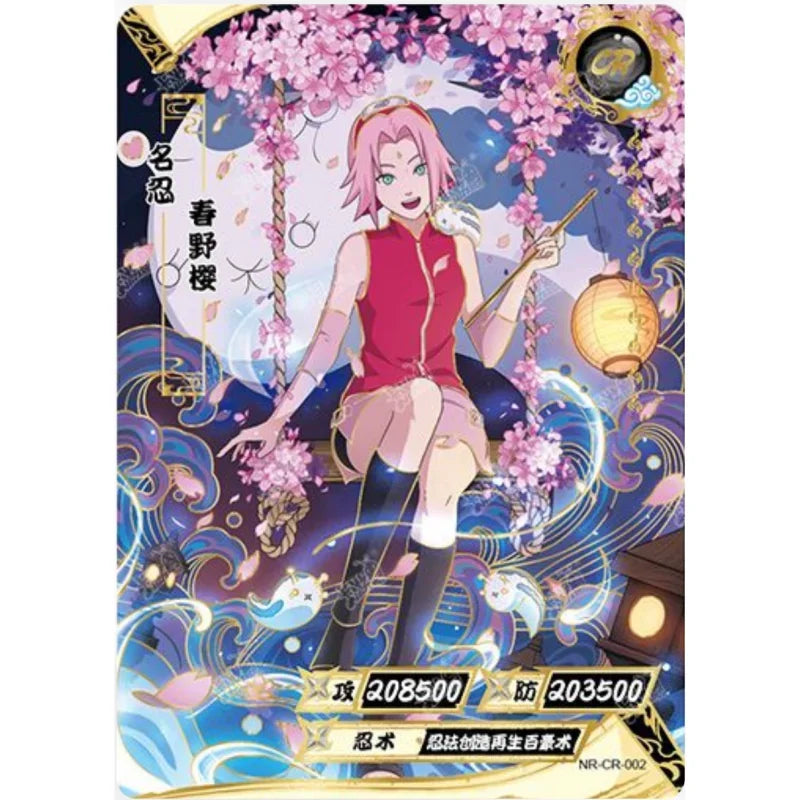KAYOU Genuine Naruto Card T2w7 Chapter of Soldiers Ninja World CR Uzumaki Naruto Momochi Zabuza Anime Role Collection Cards Toy