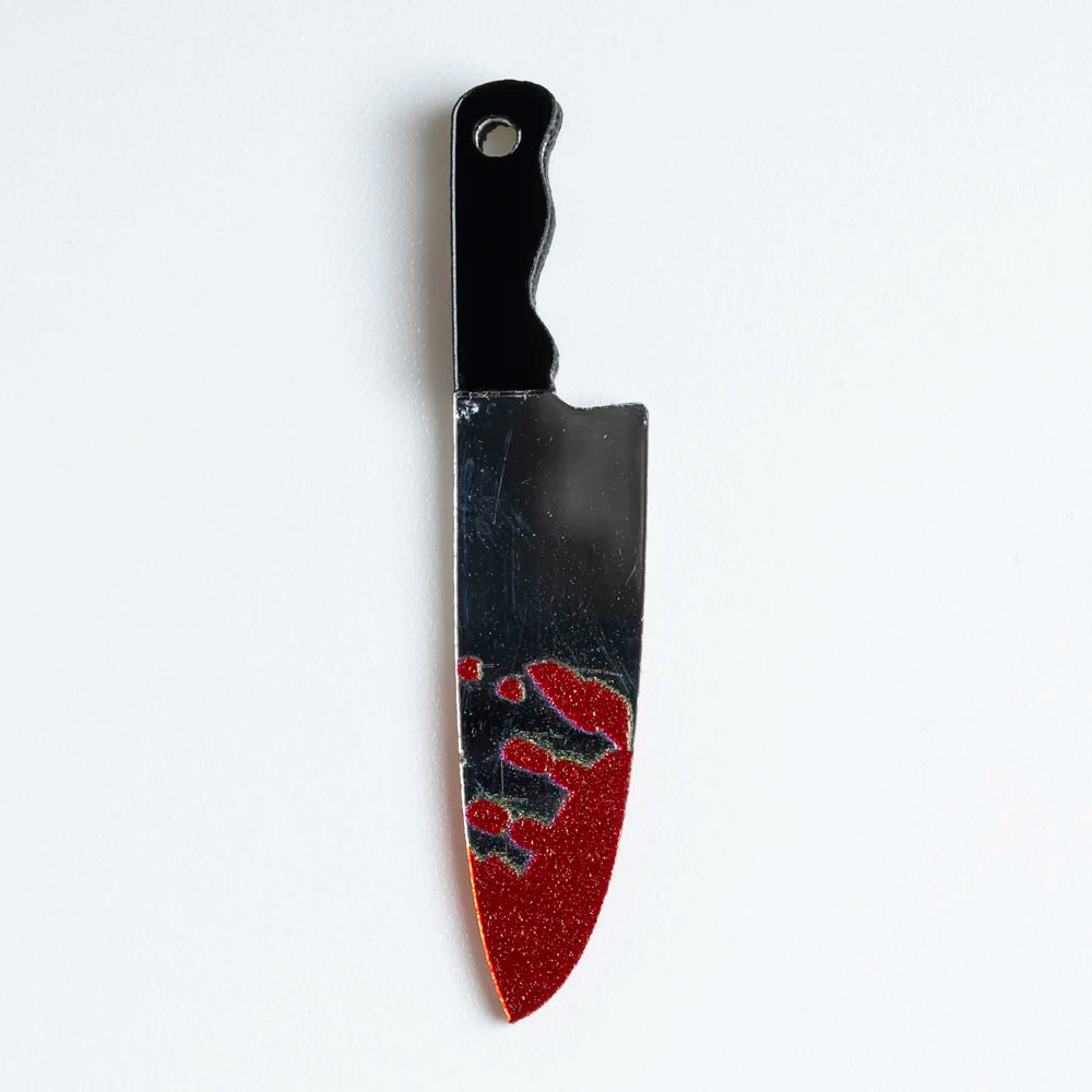 10Pcs Halloween Pendant Imitation Bloody Knife Charms Dagger Scissors Axe Saw Pendants For DIY Earring Keychain Jewelry Making