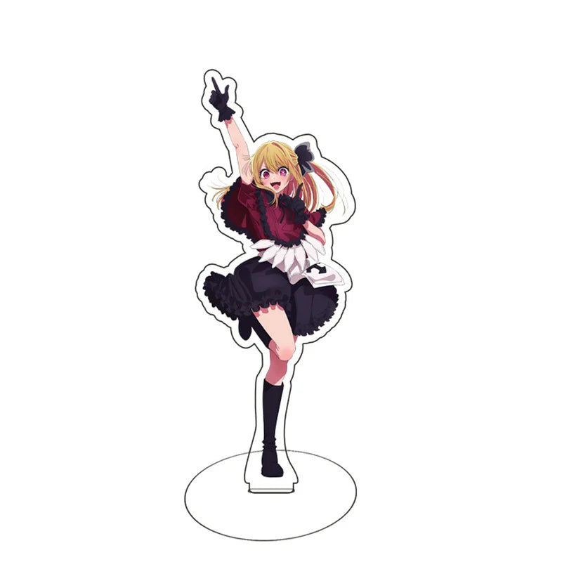 Anime Figure Oshi No Ko 2 Acrylic Stand Gorou Akuamarin Hoshino Ai Rubii Sarina Standing Model Plate Desk Display Ornament