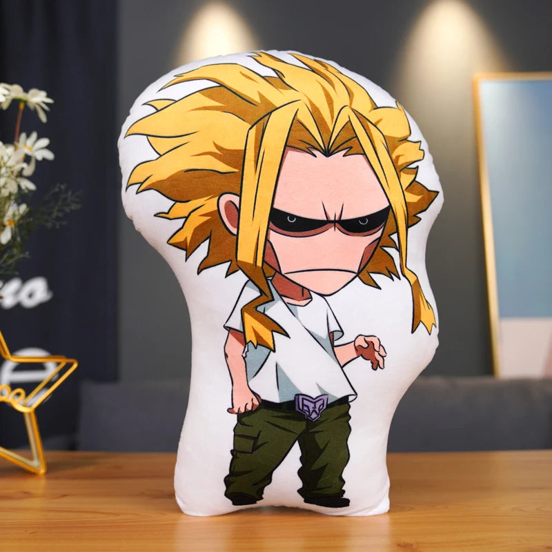 45cm Anime My Hero Academia Plush Toys All Might Cartoon Pillow Midoriya Izuku Bakugou Katsuki Todoroki Shoto Dolls Kids Gifts