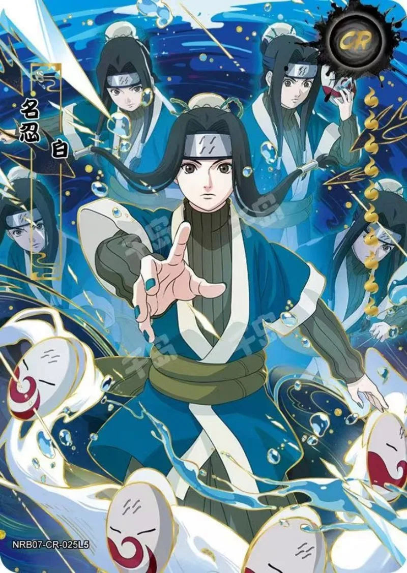 KAYOU Genuine Naruto Card T2w7 Chapter of Soldiers Ninja World CR Uzumaki Naruto Momochi Zabuza Anime Role Collection Cards Toy