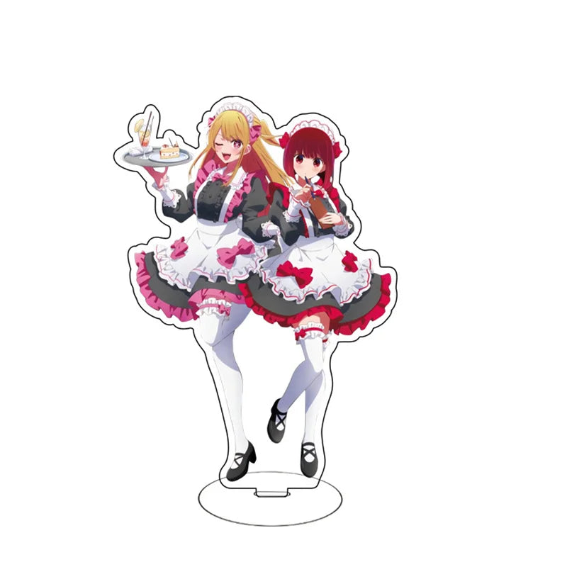 Anime Figure Oshi No Ko 2 Acrylic Stand Gorou Akuamarin Hoshino Ai Rubii Sarina Standing Model Plate Desk Display Ornament