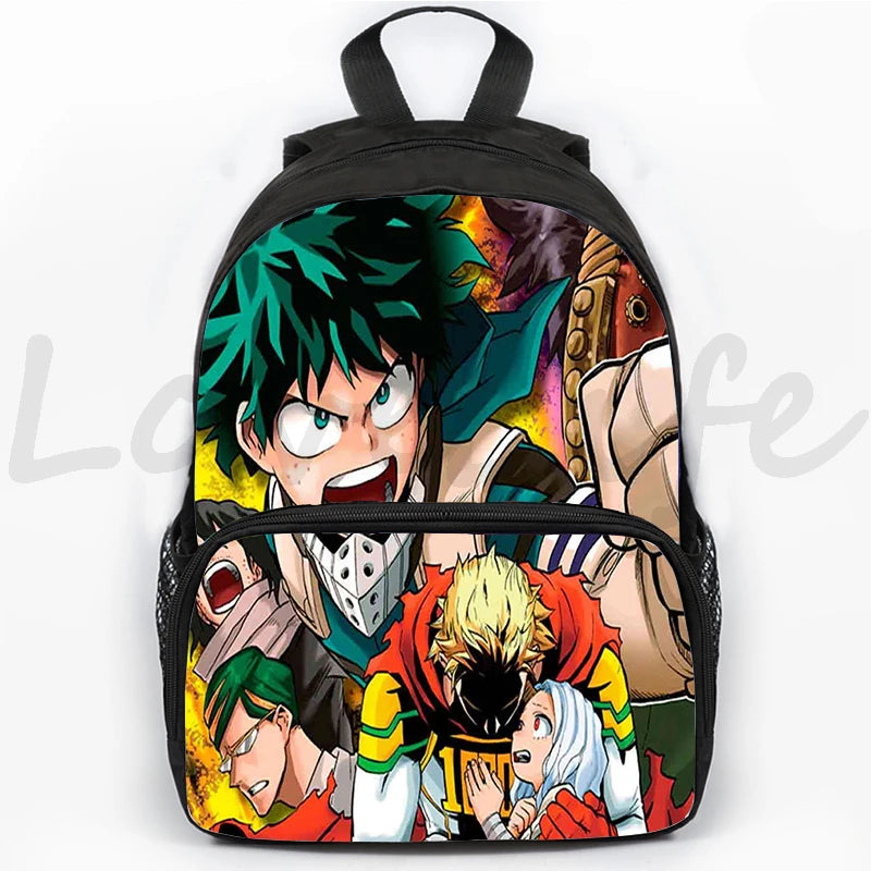 My Hero Academia 6 Backpack Cartoon Anime Schoolbag Kids Rucksack Travel Backpacks Boku No Hero Academia Deku School Bag Mochila