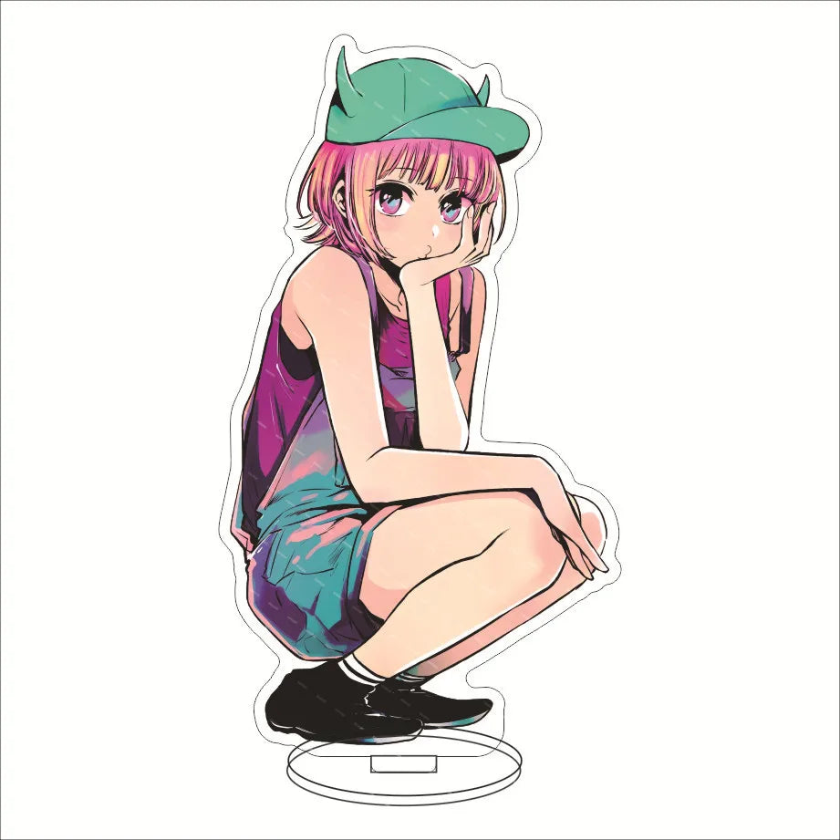Japan Hot Anime OSHI NO KO Figures Hoshino Ai Acrylic Stands Hoshino Akuamarin Hoshino Rubii Character Model Fans Xmas Gifts