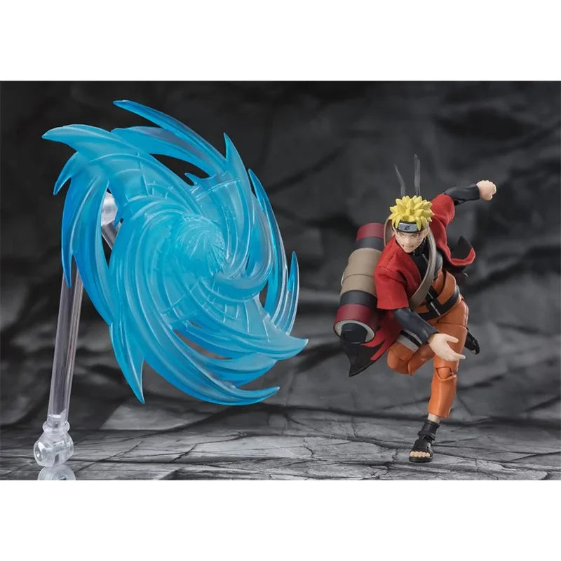100% In Stock Original Bandai Naruto S.H.Figuarts SHF Uzumaki Naruto Sage Mode Savior of Konoha Anime Action Figures Model Toys