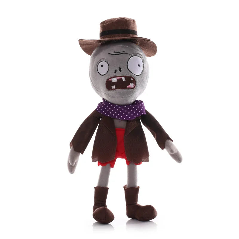 1pcs 30cm Plants vs Zombies Plush Stuffed Toys PVZ Hats Pirate Duck Cowboy Zombies Plush Soft Toy Doll Gifts for Children Kids