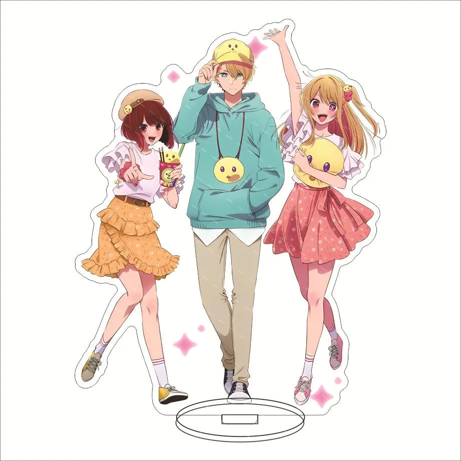 Japan Hot Anime OSHI NO KO Figures Hoshino Ai Acrylic Stands Hoshino Akuamarin Hoshino Rubii Character Model Fans Xmas Gifts