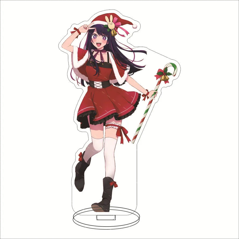 Japan Hot Anime OSHI NO KO Figures Hoshino Ai Acrylic Stands Hoshino Akuamarin Hoshino Rubii Character Model Fans Xmas Gifts