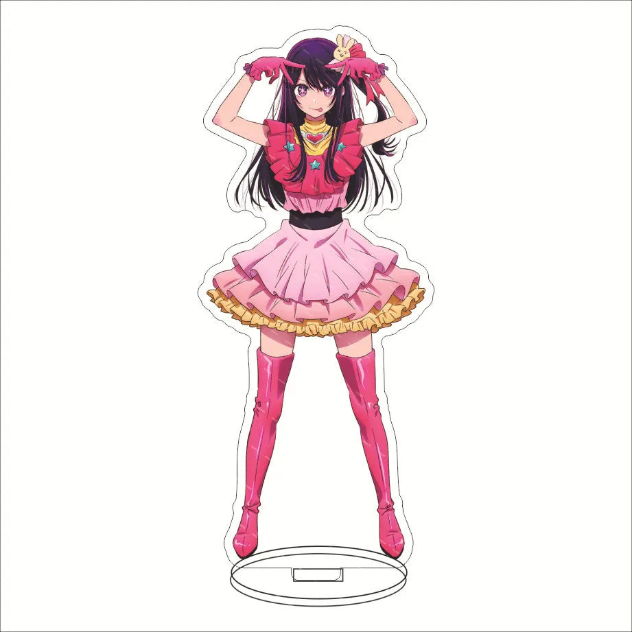 Japan Hot Anime OSHI NO KO Figures Hoshino Ai Acrylic Stands Hoshino Akuamarin Hoshino Rubii Character Model Fans Xmas Gifts