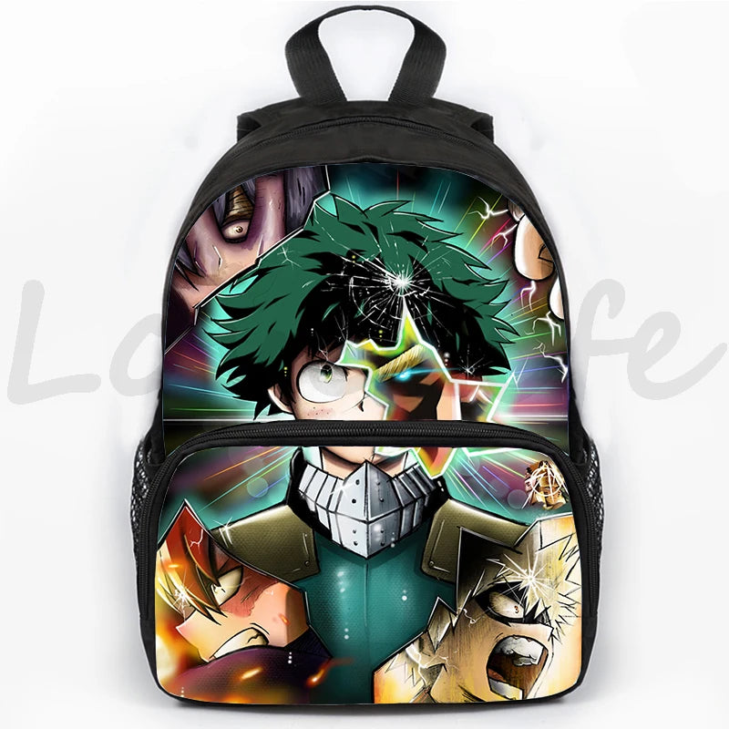 My Hero Academia 6 Backpack Cartoon Anime Schoolbag Kids Rucksack Travel Backpacks Boku No Hero Academia Deku School Bag Mochila