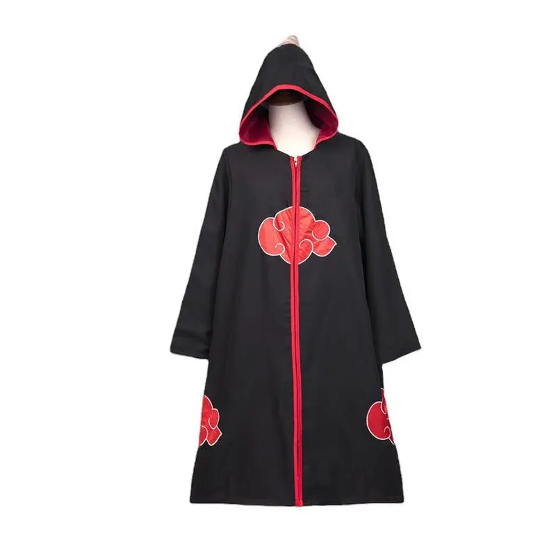 Naruto Akira Organization Stand-up Collar Cloak Eagle Organization Hooded Anime Cosplay Cape Performance Costume Men's Halloween