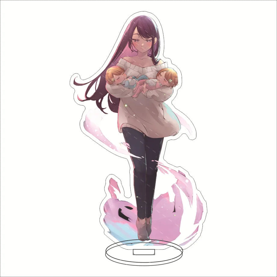 Japan Hot Anime OSHI NO KO Figures Hoshino Ai Acrylic Stands Hoshino Akuamarin Hoshino Rubii Character Model Fans Xmas Gifts
