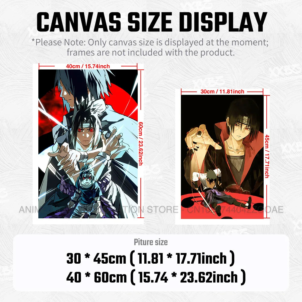Naruto Home Decoration Uchiha Sasuke Painting Orochimaru Canvas Picture Uchiha Itachi Wall Art Anime Poster No Frame For Bedroom