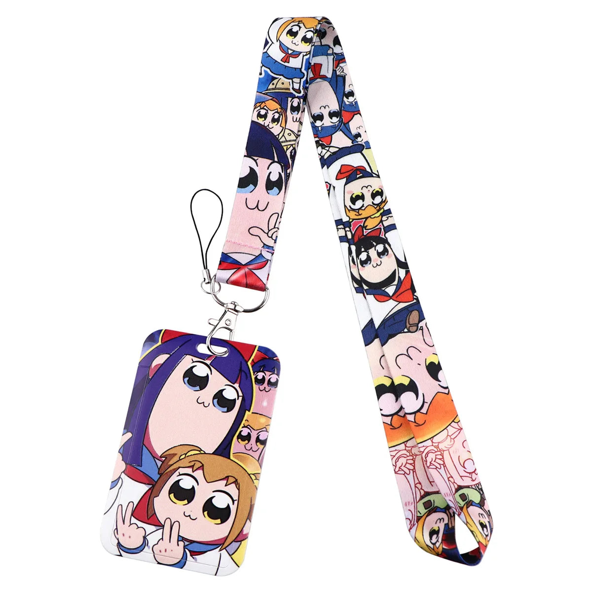 Anime Lanyard for Keys Card ID Badge Holder Phone Charm Key Chain Key Holder Key Rings Accessories