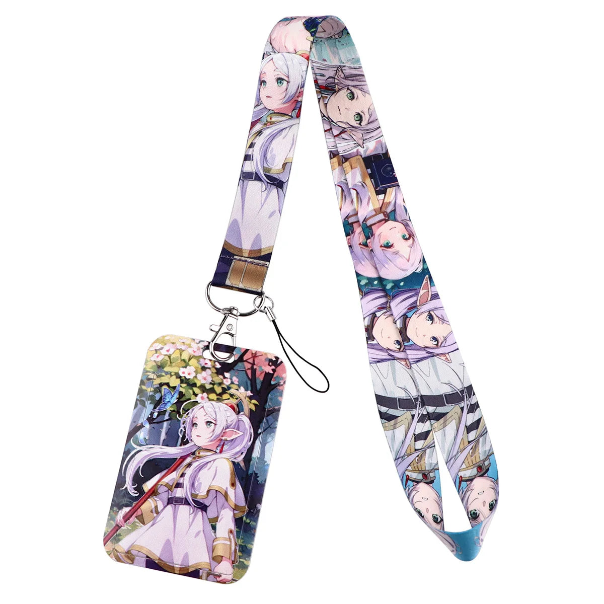Anime Lanyard for Keys Card ID Badge Holder Phone Charm Key Chain Key Holder Key Rings Accessories