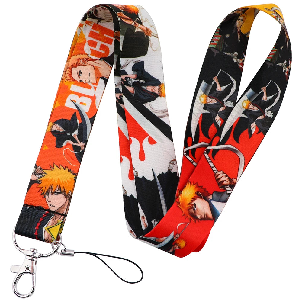 Anime Lanyard for Keys Card ID Badge Holder Phone Charm Key Chain Key Holder Key Rings Accessories