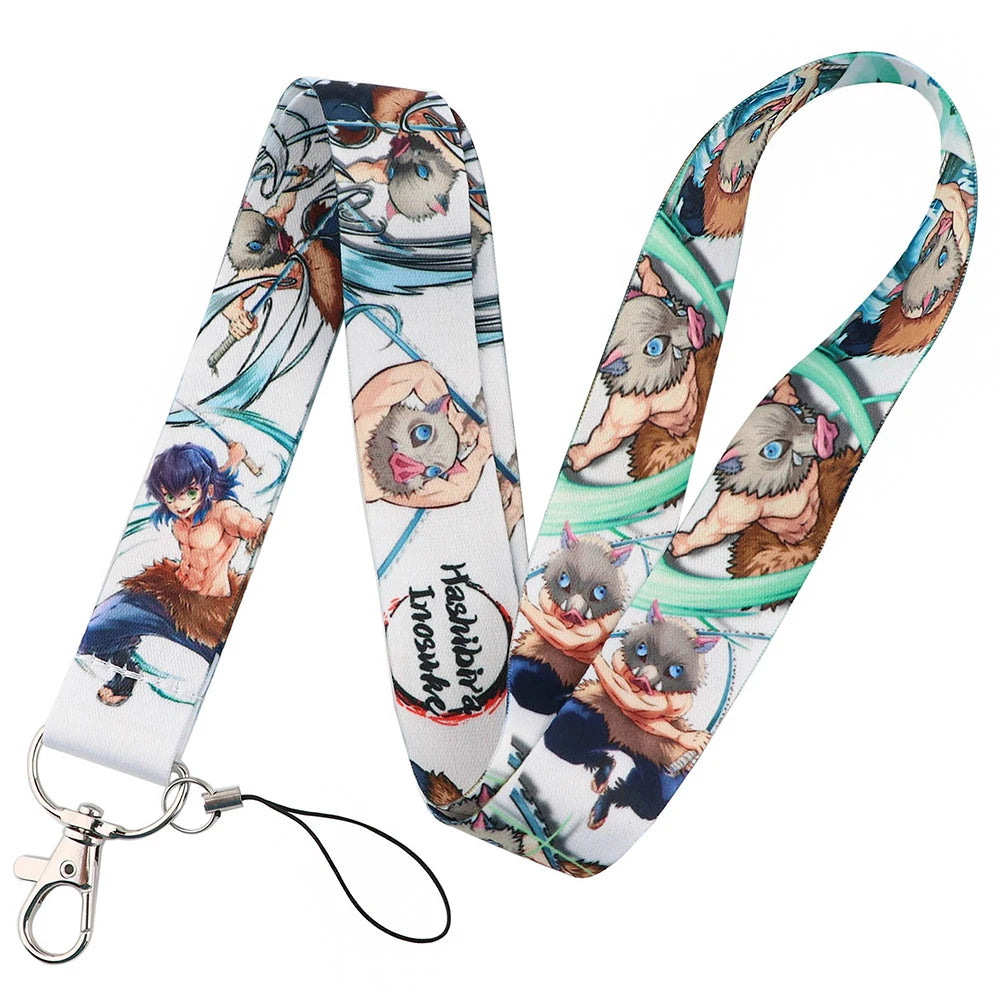 Anime Lanyard for Keys Card ID Badge Holder Phone Charm Key Chain Key Holder Key Rings Accessories