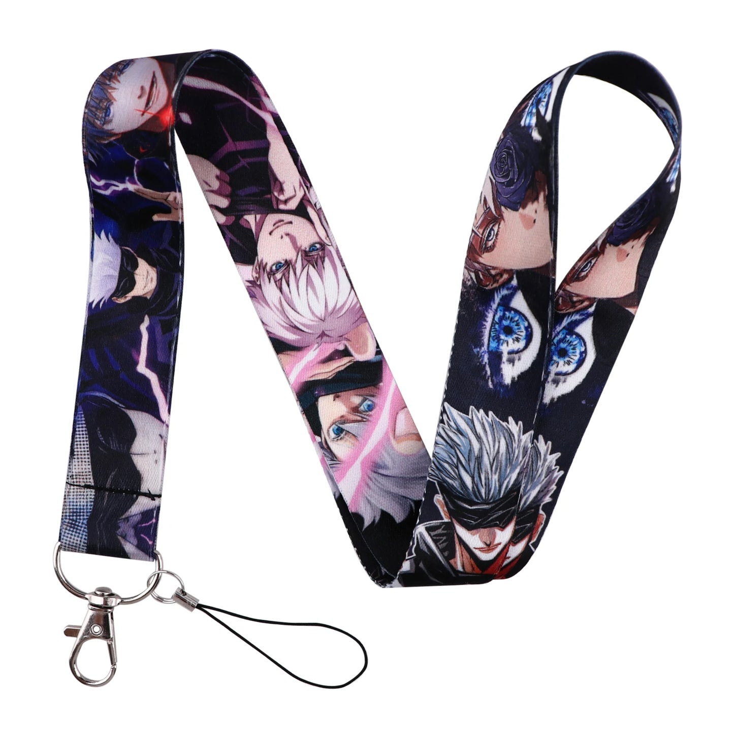 Anime Lanyard for Keys Card ID Badge Holder Phone Charm Key Chain Key Holder Key Rings Accessories