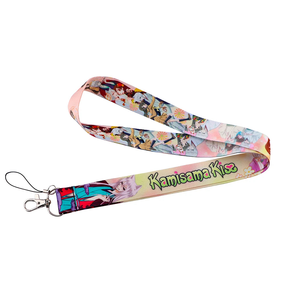 Anime Lanyard for Keys Card ID Badge Holder Phone Charm Key Chain Key Holder Key Rings Accessories