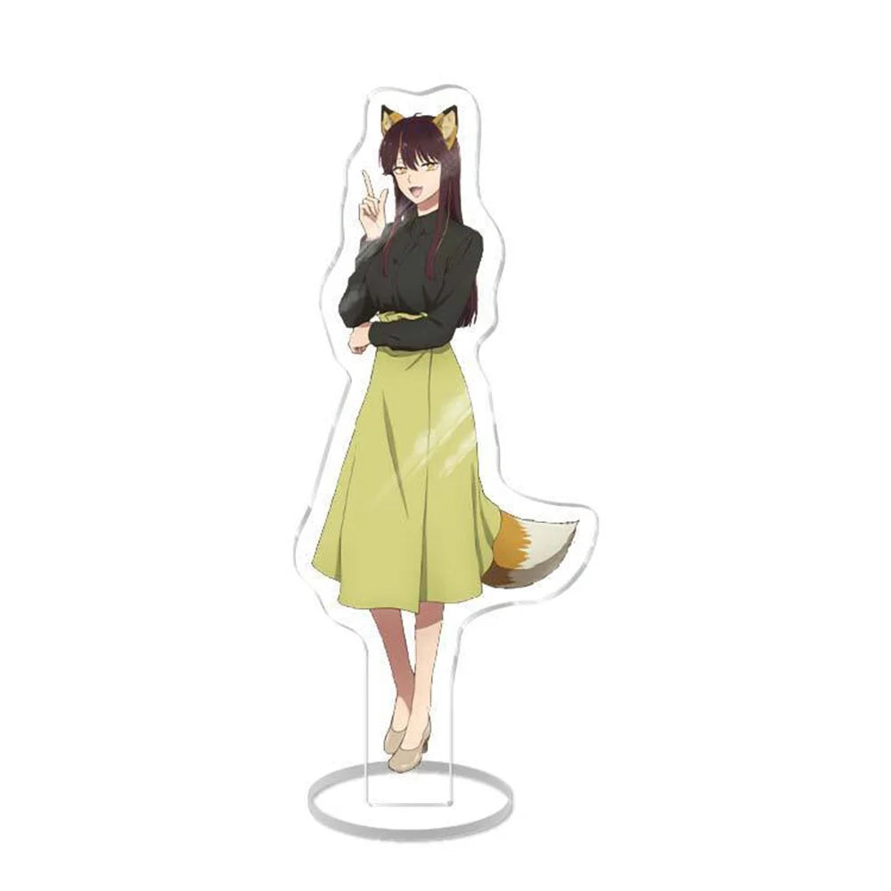 15CM Cartoon Anime Figure The Ice Guy and His Cool Female Colleague  Acrylic Stand Model Plate Desktop Office Home Collection