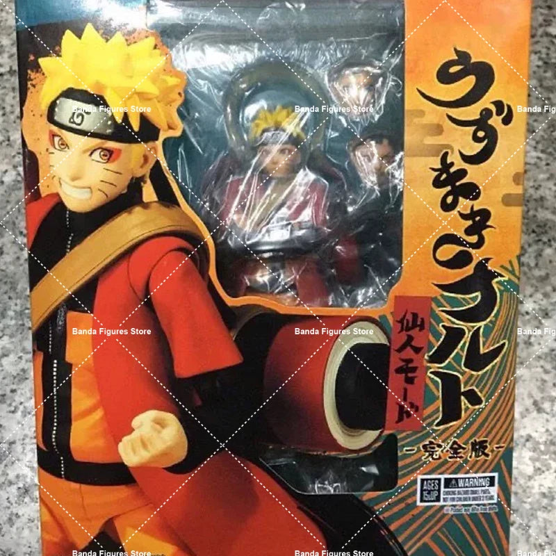 Original Bandai S.H.Figuarts Shf Naruto Shippuden Obito Uchiha Sasuke Kakashi In Stock Anime Action Collection Figures Model Toy