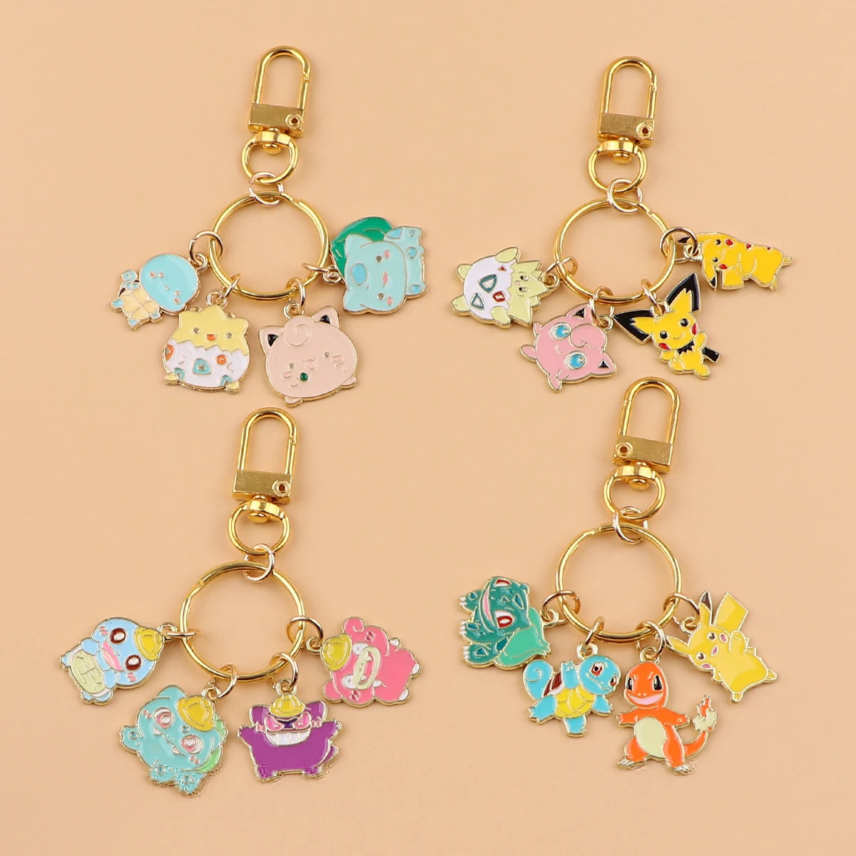 Lovely Japanese Anime Character Key Fobs Students Motorcycles Cars Backpack Chaveiro Keychain For Friends Fashion Key Ring Gifts