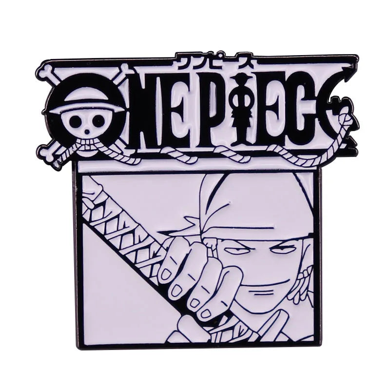 Anime One Piece Enamel Pin Pirate Ship Going Merry Brooches Lapel Pins for Backpack Briefcase Badges Fashion Jewelry Accessories