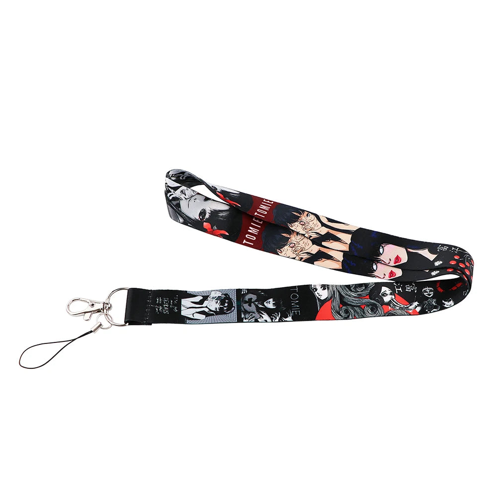 Anime Lanyard for Keys Card ID Badge Holder Phone Charm Key Chain Key Holder Key Rings Accessories