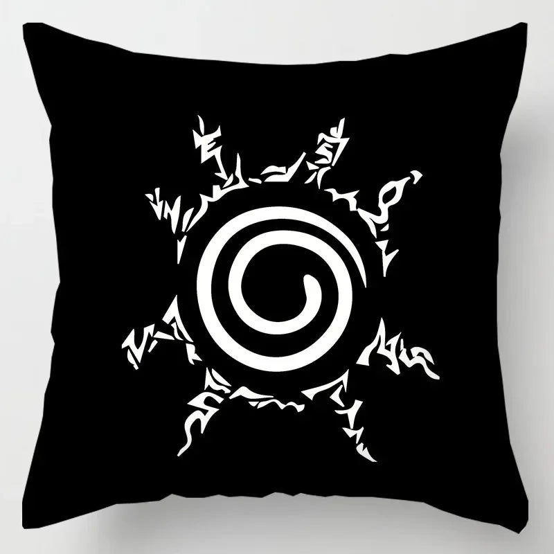 45cm Naruto Anime Pillow Case Cartoon Peripheral Square Popular Pillowcase Car Room Personality Creative Home Pillow Cover Gift