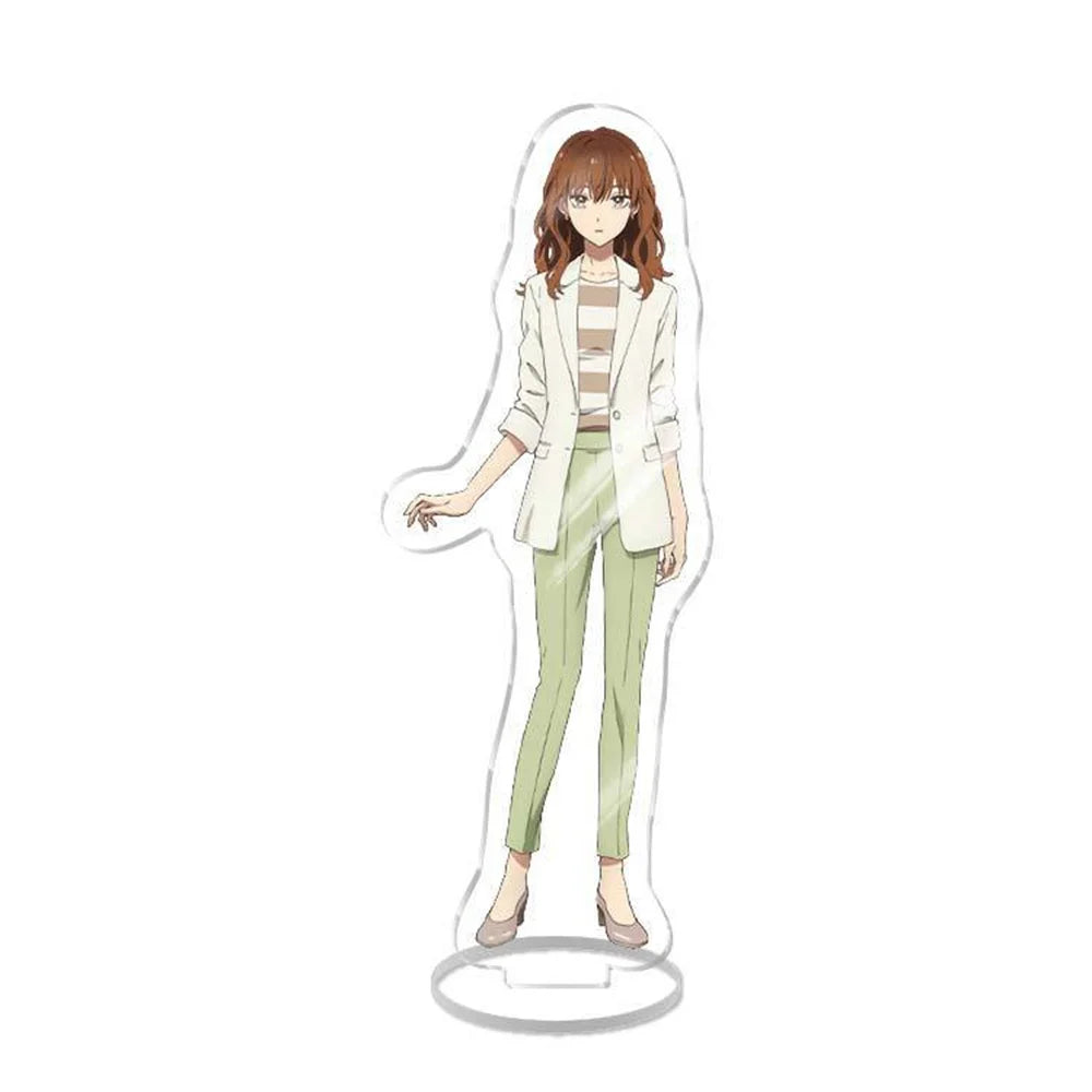15CM Cartoon Anime Figure The Ice Guy and His Cool Female Colleague  Acrylic Stand Model Plate Desktop Office Home Collection