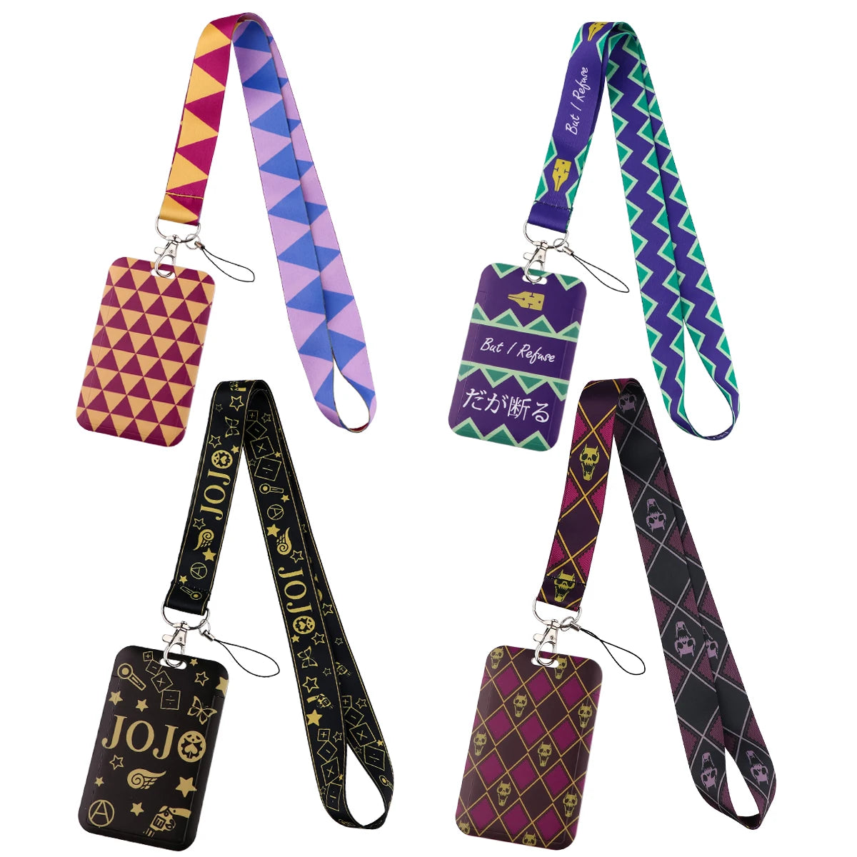 Anime Lanyard for Keys Card ID Badge Holder Phone Charm Key Chain Key Holder Key Rings Accessories