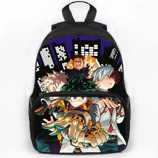 My Hero Academia 6 Backpack Cartoon Anime Schoolbag Kids Rucksack Travel Backpacks Boku No Hero Academia Deku School Bag Mochila
