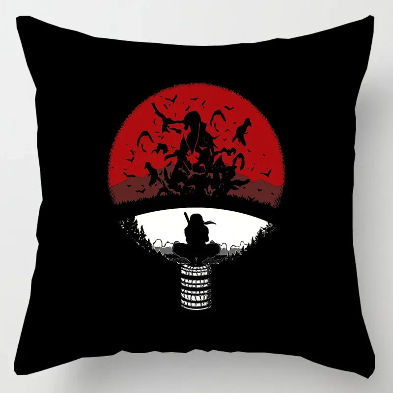 45cm Naruto Anime Pillow Case Cartoon Peripheral Square Popular Pillowcase Car Room Personality Creative Home Pillow Cover Gift