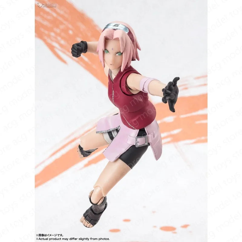 In Stock Original Bandai S.H.Figuarts SHF NARUTO Haruno Sakura 99 Figure Anime Model Toy Collect Action Gifts