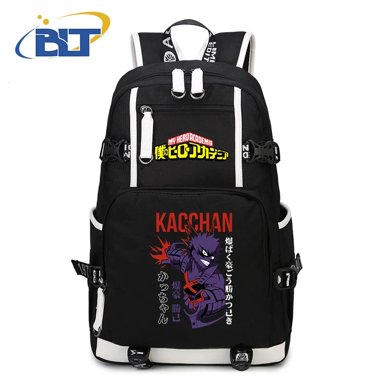 My Hero Academia Anime Backpack Campus Student Schoolbag Youth Travel Bag s Back to School Gift