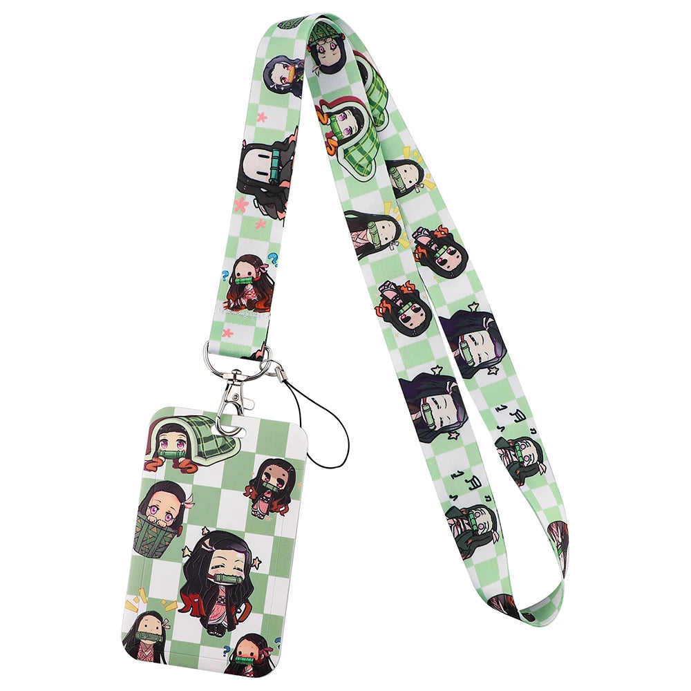 Anime Lanyard for Keys Card ID Badge Holder Phone Charm Key Chain Key Holder Key Rings Accessories