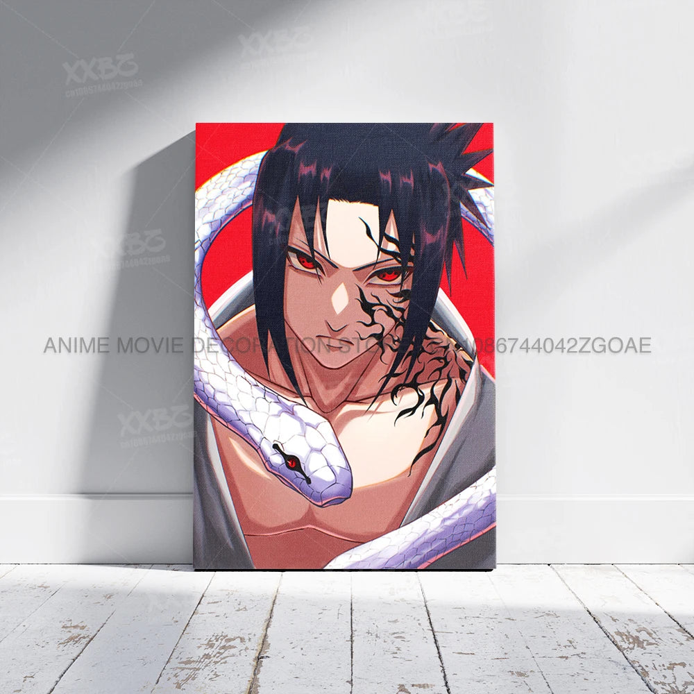 Naruto Home Decoration Uchiha Sasuke Painting Orochimaru Canvas Picture Uchiha Itachi Wall Art Anime Poster No Frame For Bedroom