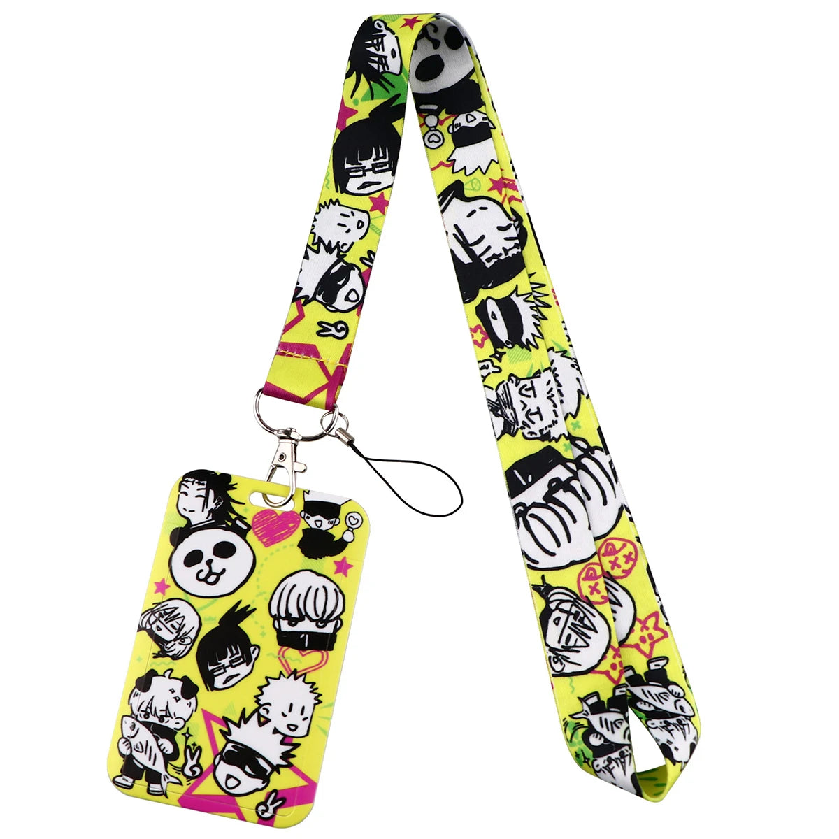 Anime Lanyard for Keys Card ID Badge Holder Phone Charm Key Chain Key Holder Key Rings Accessories